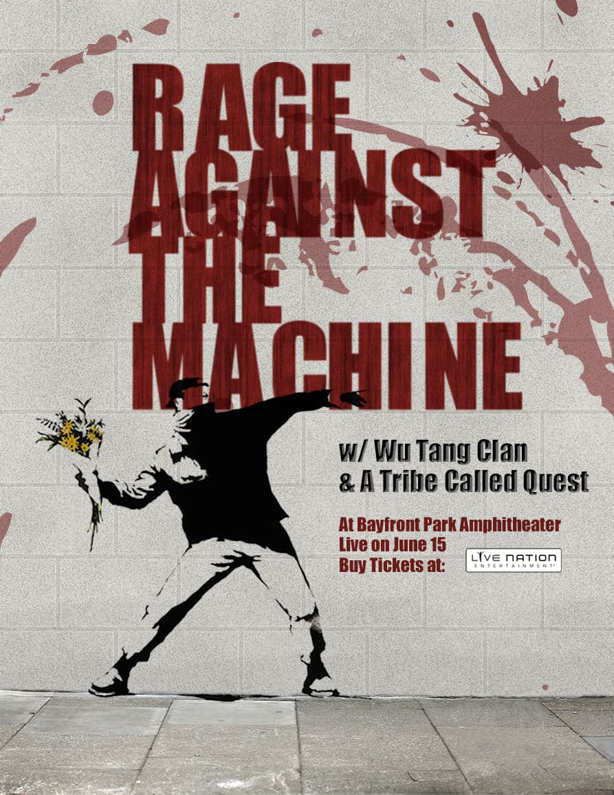 composite Rage Against the Machine poster