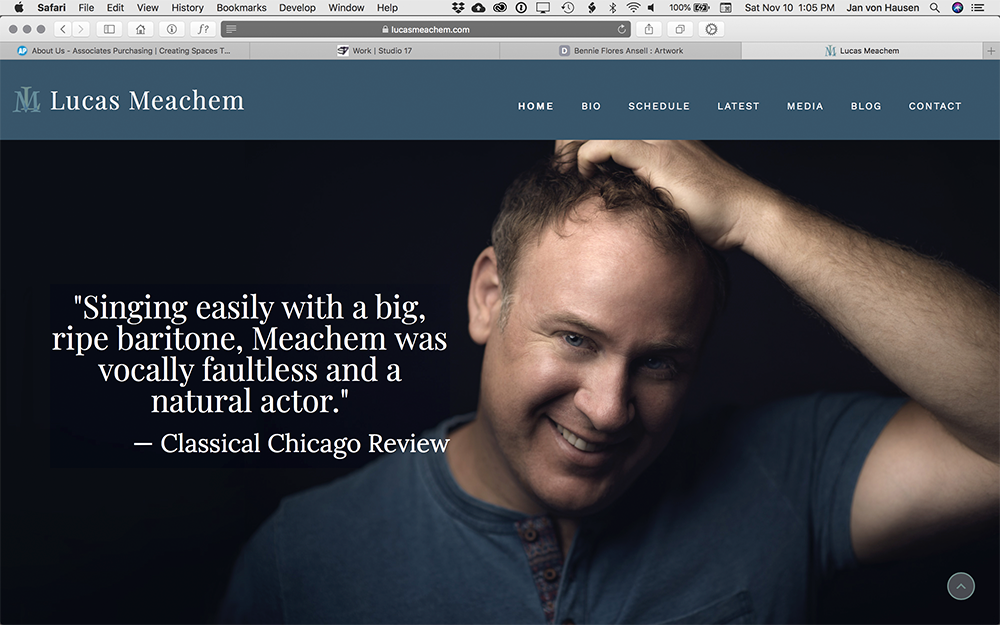 website Lucas Meachem Operatic Baritone